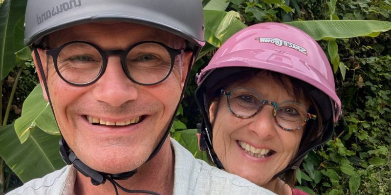 Grüße von der Fahrt durch die Bananenplantagen!