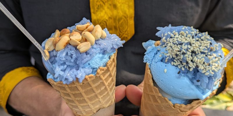 ...auch das Eis... Blaues Eis