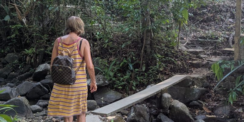 Der Weg zum Wasserfall ist schmal... wp-17409785007261110126907184980555